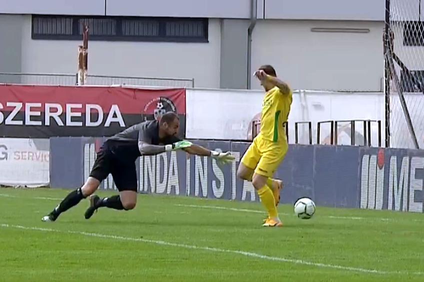 Blănaru a profitat de gafa lui Rybansky // foto: captură DigiSport