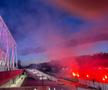 Suporterii Stelei s-au adunat în număr de câteva sute la noul stadion din Ghencea pentru a celebra 35 de ani de la câștigarea Cupei Campionilor Europeni / FOTO facebook.com/CSASTEAUA