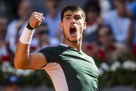 Carlos Alcaraz continuă să uimească! Spaniolul l-a învins și pe Novak Djokovic și e în finala Mastersului de la Madrid