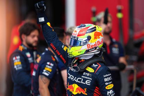 Sergio Perez (Red Bull) va începe de pe prima poziție a grilei de start cursa de la Miami, după ce s-a impus în calificările de sâmbătă, unele pline de surprize. Foto: Imago