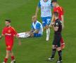 Mitriță râde după ce a fost faultat de Băluță / FOTO: Captură TV @Prima Sport 1