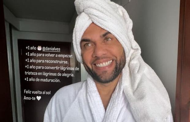 Dani Alves, la 41 de ani » Imaginea postată de Joana Sanz pe rețelele de socializare: „De la capăt”