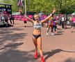 Atleta le răspunde celor care au hărțuit-o că a alergat în „bikini” la Maratonul Londrei: „Trebuia să port trening?”