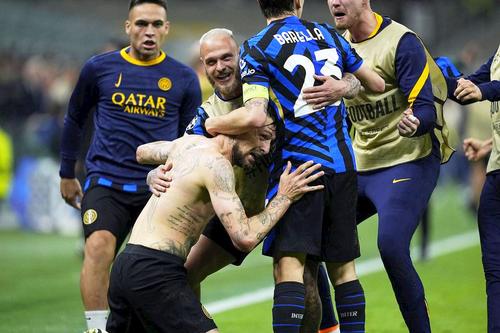 Davide Frattesi a dat lovitura în minutul 99 din Inter - Barcelona