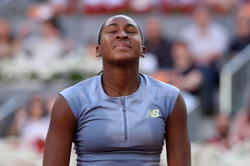 Coco Gauff, în finala de la Madrid/Foto: Getty Images