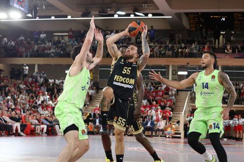 Monaco vs. Barcelona, în meciul 5 al sferturilor de finală ale Euroligii/Foto: euroleaguebasketball.net