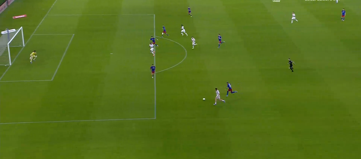 Gol din rabona în Steaua - Sepsi