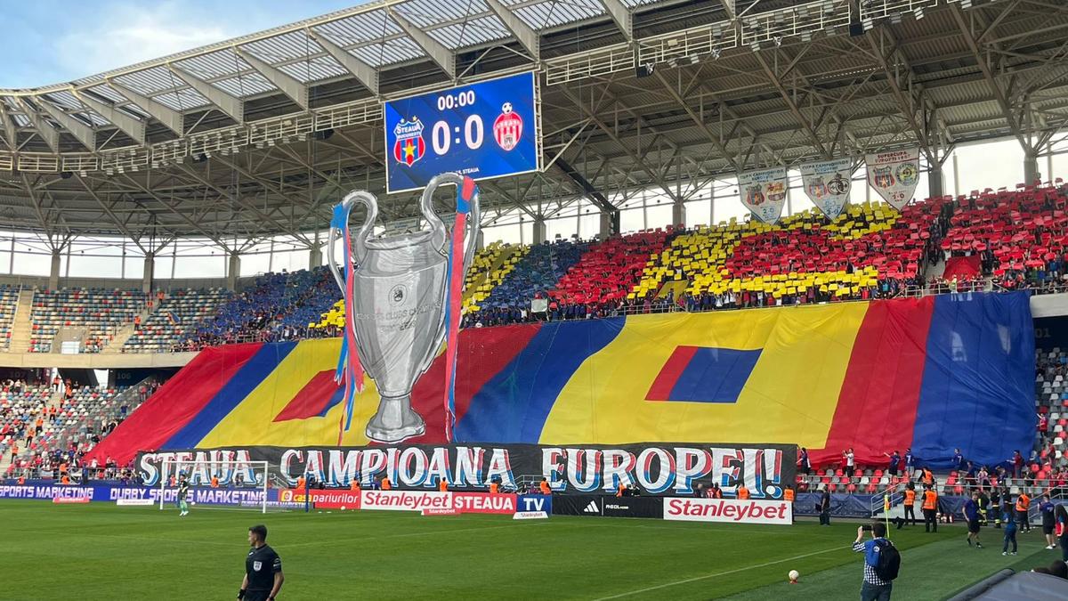 Steaua - Sepsi, sărbătoare la 40 de ani de la Sevilla