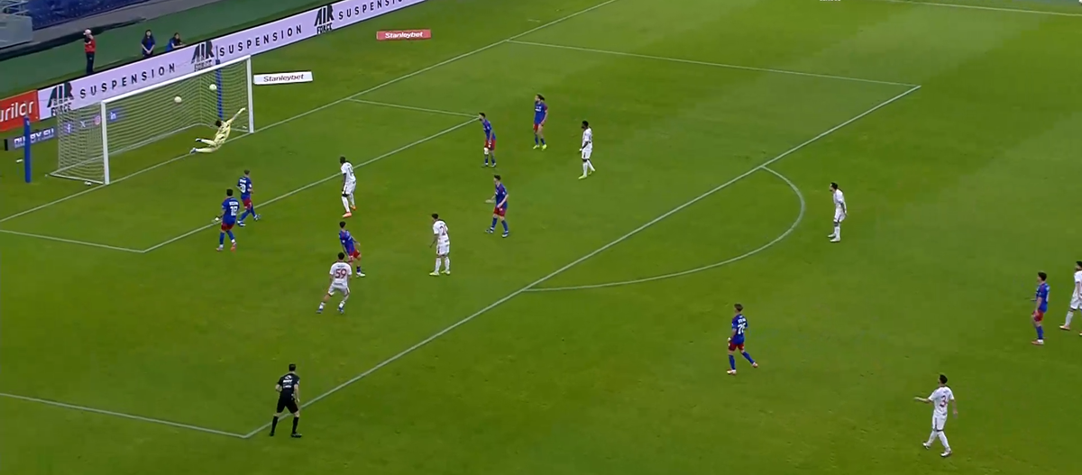 Gol din rabona în Steaua - Sepsi
