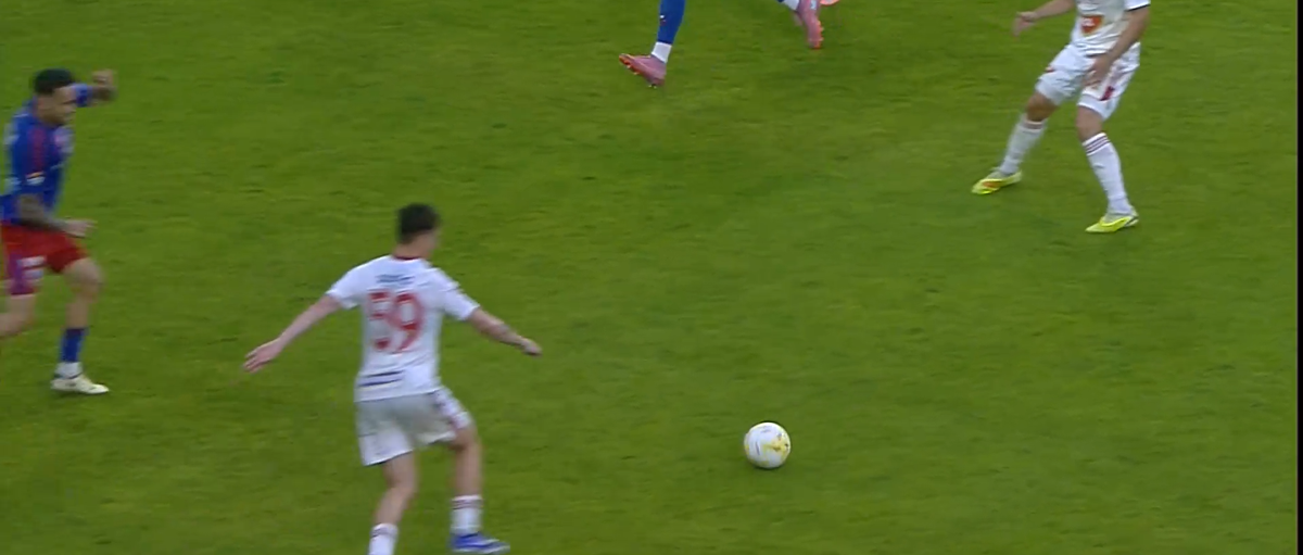 Gol din rabona în Steaua - Sepsi