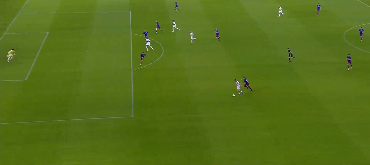 Gol din rabona în Steaua - Sepsi