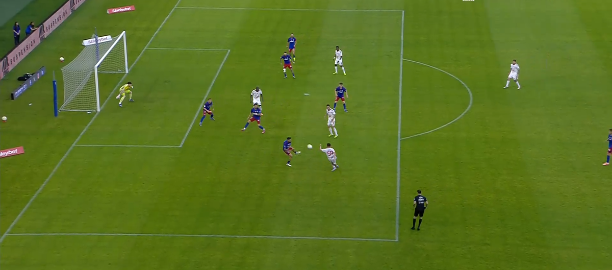 Gol din rabona în Steaua - Sepsi