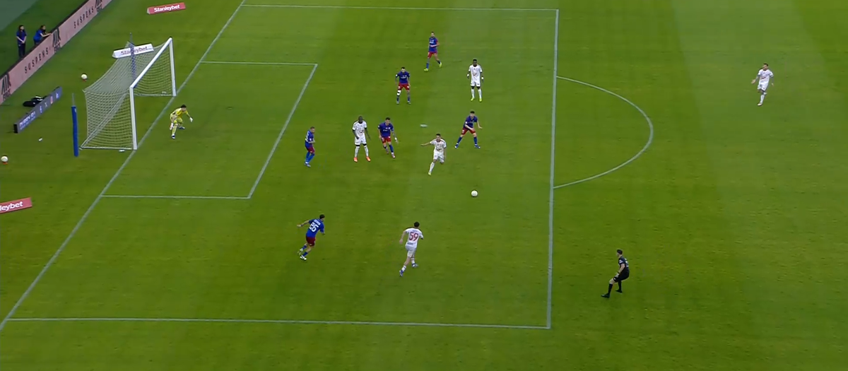 Gol din rabona în Steaua - Sepsi