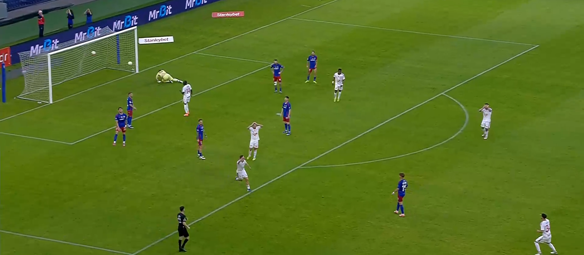 Gol din rabona în Steaua - Sepsi