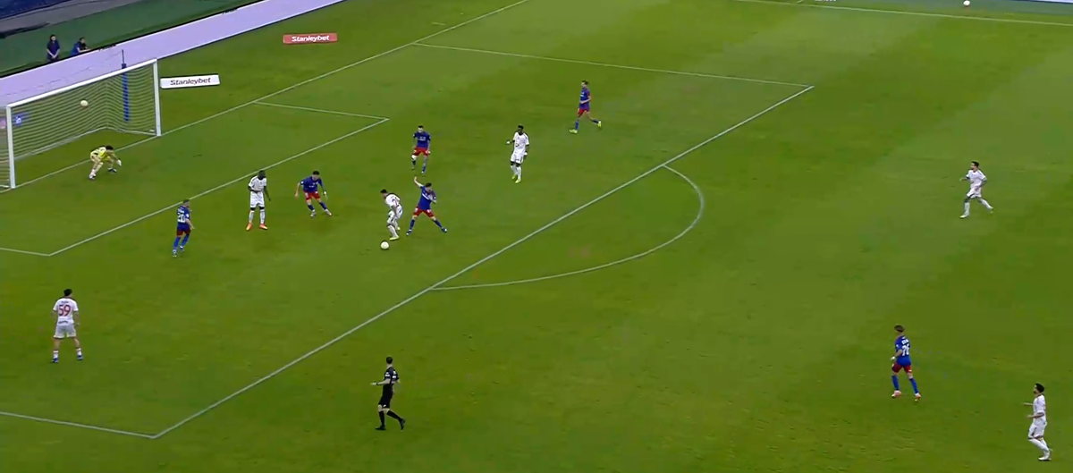 Gol din rabona în Steaua - Sepsi