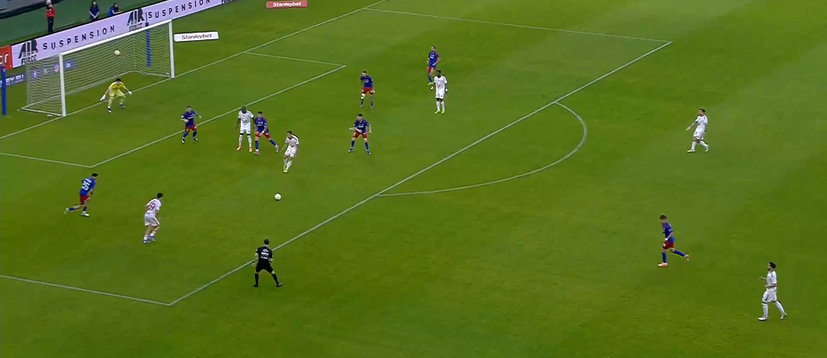 Gol din rabona în Steaua - Sepsi