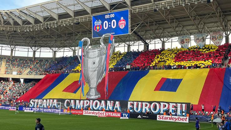 Steaua - Sepsi, 07.05.2026, meci din play-off-ul Ligii 2, la 40 de ani de la câștigarea Cupei Campionilor Europeni
