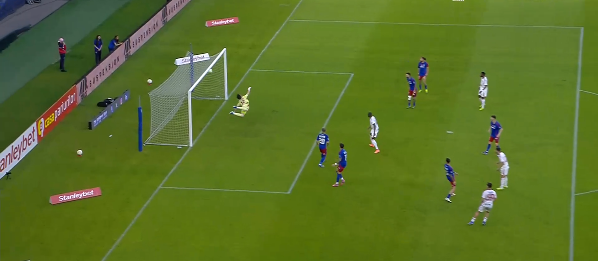 Gol din rabona în Steaua - Sepsi