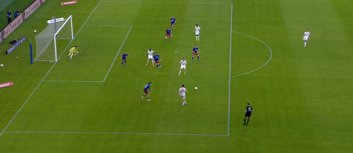 Gol din rabona în Steaua - Sepsi