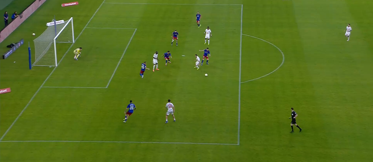 Gol din rabona în Steaua - Sepsi