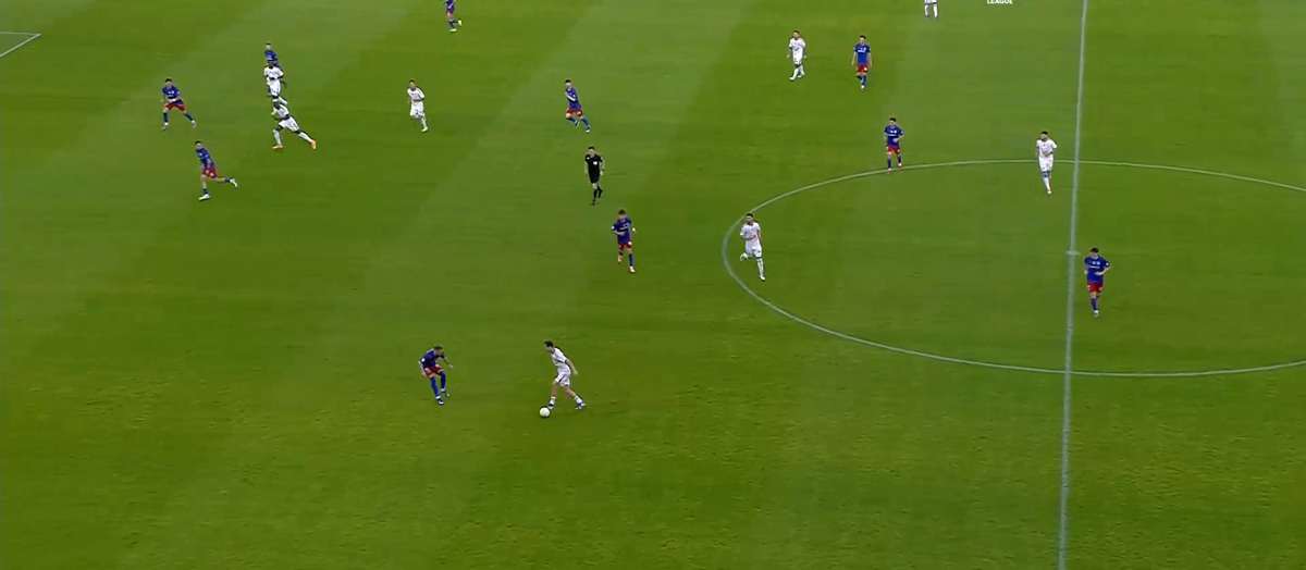 Gol din rabona în Steaua - Sepsi
