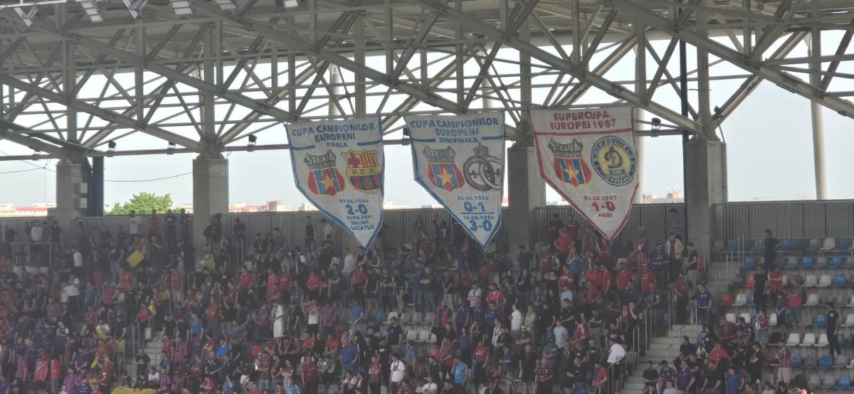 Fanii la Steaua - Sepsi, aniversare de 40 ani a câștigării Cupei Campionilor Europeni