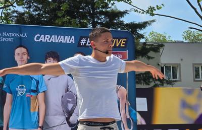 David Popovici a fost prezent la un eveniment de promovare a mișcării și sportului, iar 400 de copii i-au fost alături: „Îmi amintesc de mine la vârsta lor”