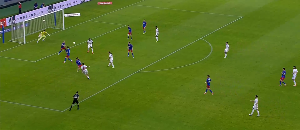 Gol din rabona în Steaua - Sepsi