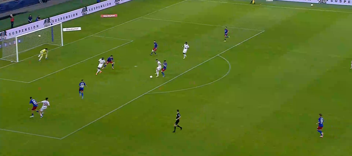 Gol din rabona în Steaua - Sepsi