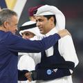 Luis Enrique, împreună cu președintele lui PSG, Nasser Al-Khelaifi / Foto: Imago