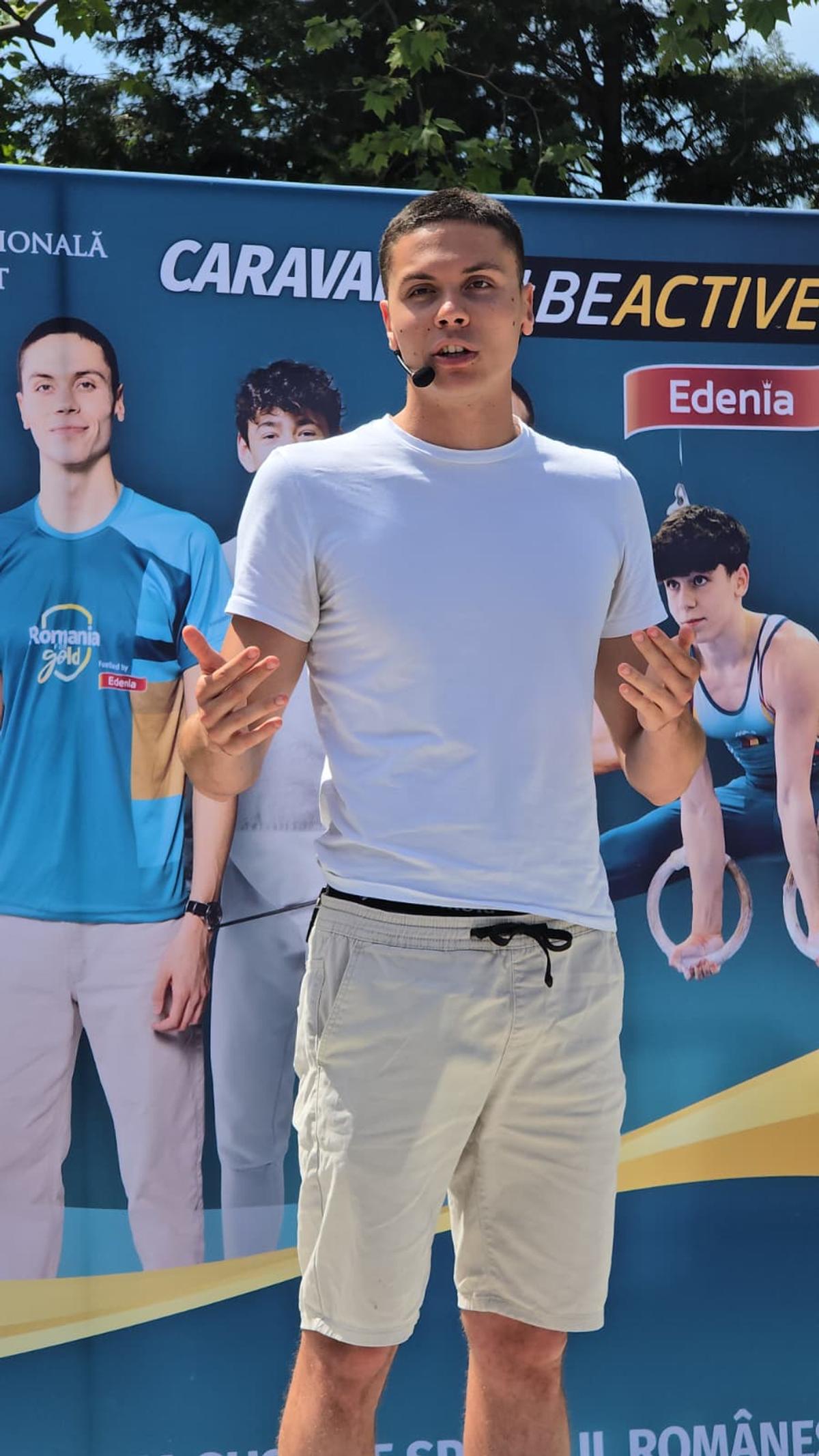 David Popovici, prezent la lansarea caravanei BeActive 2026