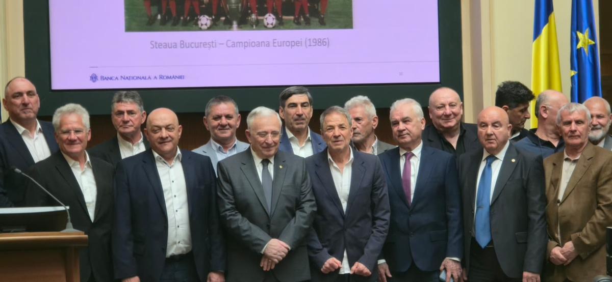 „«Steau» București, apoi Steaua «Budapest». După finală, întreaga lume a reținut numele campioanei” » Eroilor de la Sevilla le-au fost înmânate monede aniversare