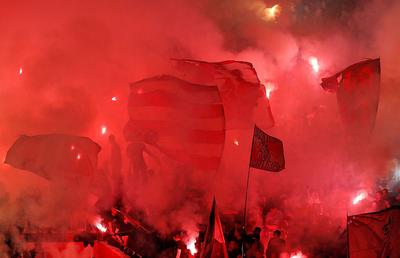 FOTO Derbyul anti-pandemie: 30.000 de fani vor fi la Belgrad la Partizan - Steaua Roșie!