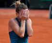 Simona Halep în momentele de după încheierea finalei Foto Raed Krishan
