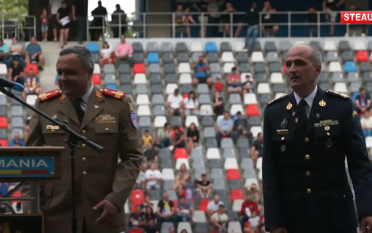 Florin Talpan, moment penibil la aniversarea Stelei! S-a speriat și a făcut praf premiul primit de la CSA