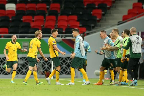 Australia a învins Emiratele Unite Arabe, scor 2-1 și s-a calificat în finala barajului pentru Campionatul Mondial
Foto: Gettyimages