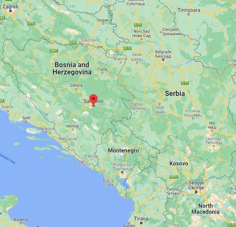 Unde e plasat Sarajevo pe hartă Sarajevo, rana sângerândă a Bosniei » „Întotdeauna, toate prostiile din Europa au început aici”