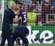 Biraghi, plin de sânge după ce a fost lovit de suporteri la finala Conference League dintre Fiorentina și West Ham