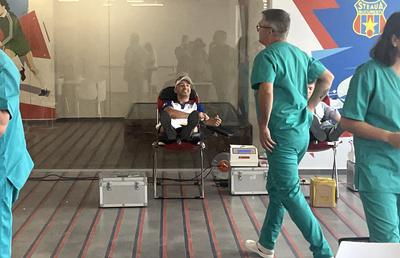 CSA Steaua, acțiune de donare de sânge în ziua în care clubul a împlinit 76 de ani » Câți suporteri au ales să participe la evenimentul din Ghencea