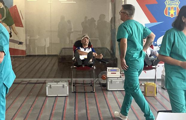 CSA Steaua, acțiune de donare de sânge în ziua în care clubul a împlinit 76 de ani » Câți suporteri au ales să participe la evenimentul din Ghencea