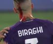 Biraghi, plin de sânge după ce a fost lovit de suporteri la finala Conference League dintre Fiorentina și West Ham