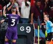 Biraghi, plin de sânge după ce a fost lovit de suporteri la finala Conference League dintre Fiorentina și West Ham