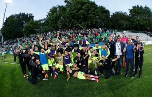 Ludogoreț a învins-o în această seară pe Cherno More, scor 1-0, și a câștigat al 12-lea titlu consecutiv din Bulgaria.