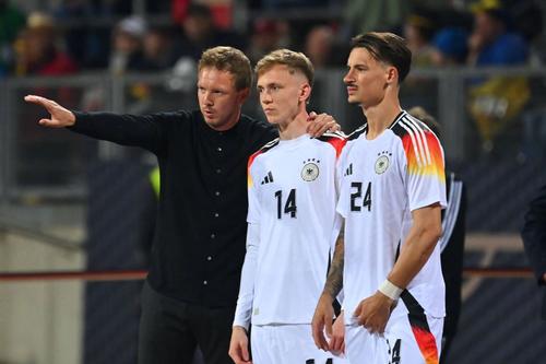 Julian Nagelsmann, alături de  Maximilian Beier și Robin Koch Foto: Imago Images