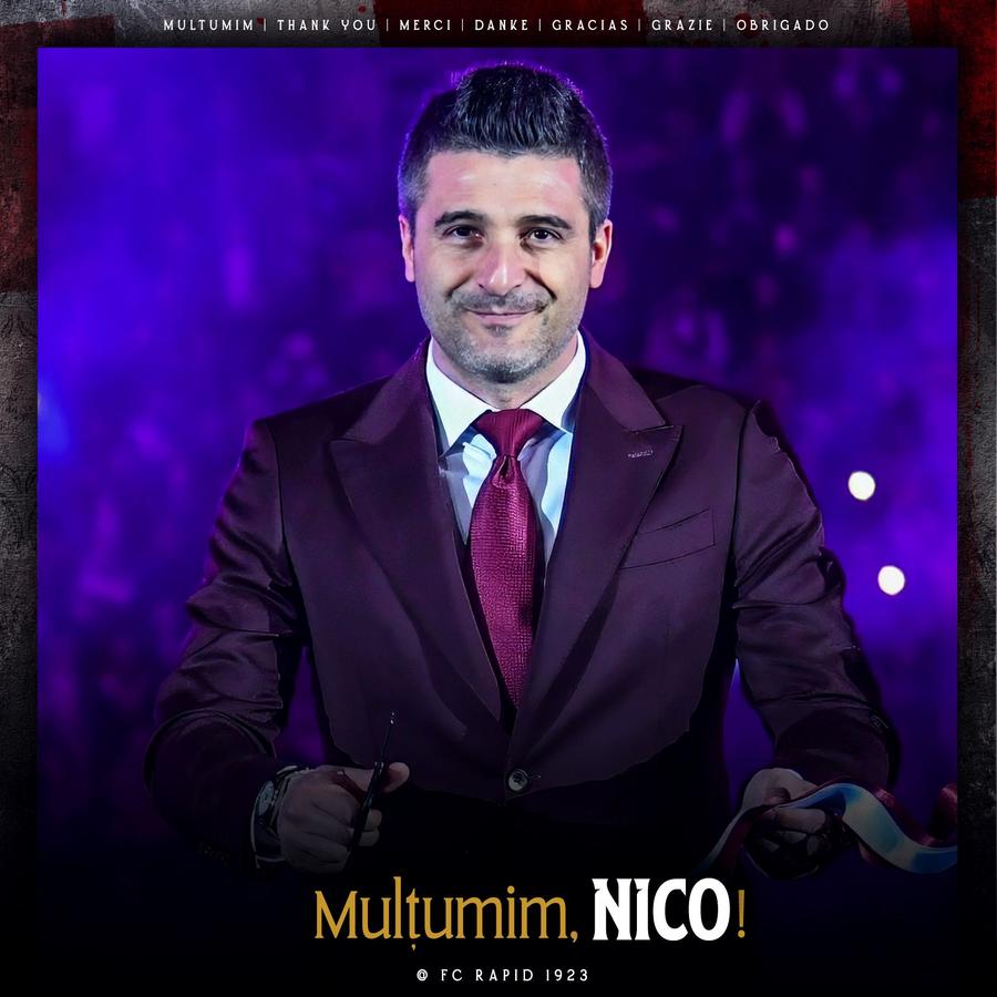 Daniel Niculae a plecat de la Rapid, foto: Facebook FC Rapid 1923 ADIO, Daniel Niculae! Rapid s-a despărțit de fostul președinte » Anunțul oficial al clubului