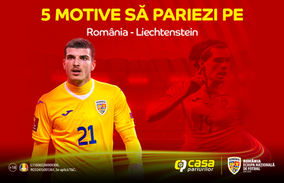PROMOȚIILE MOMENTULUI LA ROMÂNIA - LIECHTENSTEIN
