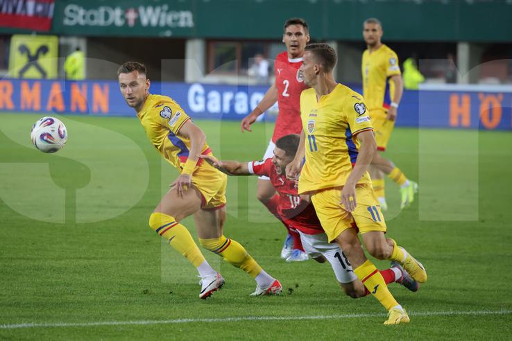 Denis Drăguș. Austria - România, meci de la Viena. Foto: Ionuț Iordache (GSP.RO)