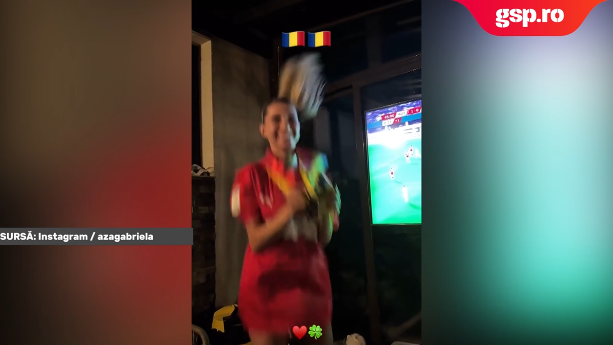 Mândră de iubitul titular în naționala României! I-a făcut galerie în fața televizorului: „Nu știți câte emoții am”