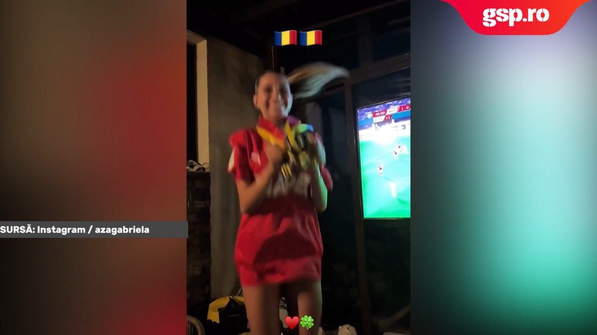 Mândră de iubitul titular în naționala României! I-a făcut galerie în fața televizorului: „Nu știți câte emoții am”