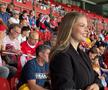 Antonia Salanță, iubita lui Daniel Bîrligea, a fost prezentă în tribunele stadionului „Ernst-Happel” la Austria - România. FOTO: Andrei Crăițoiu (GSP.RO)